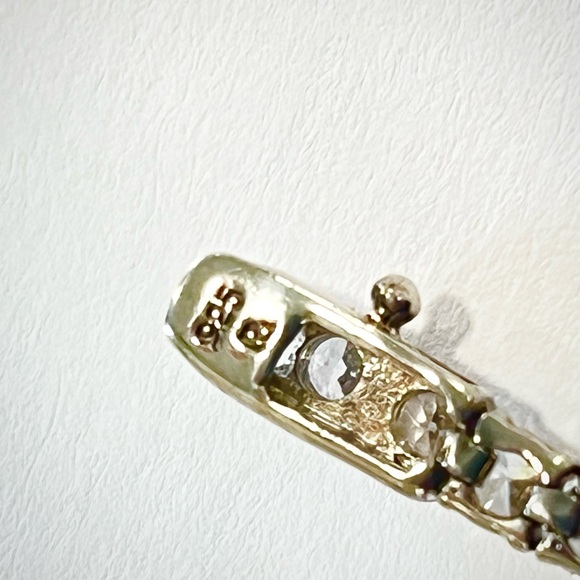 🩷🩷🩷Sterling Silver Tennis Bracelet, 7.5” long🩷🩷🩷 - Picture 5 of 6